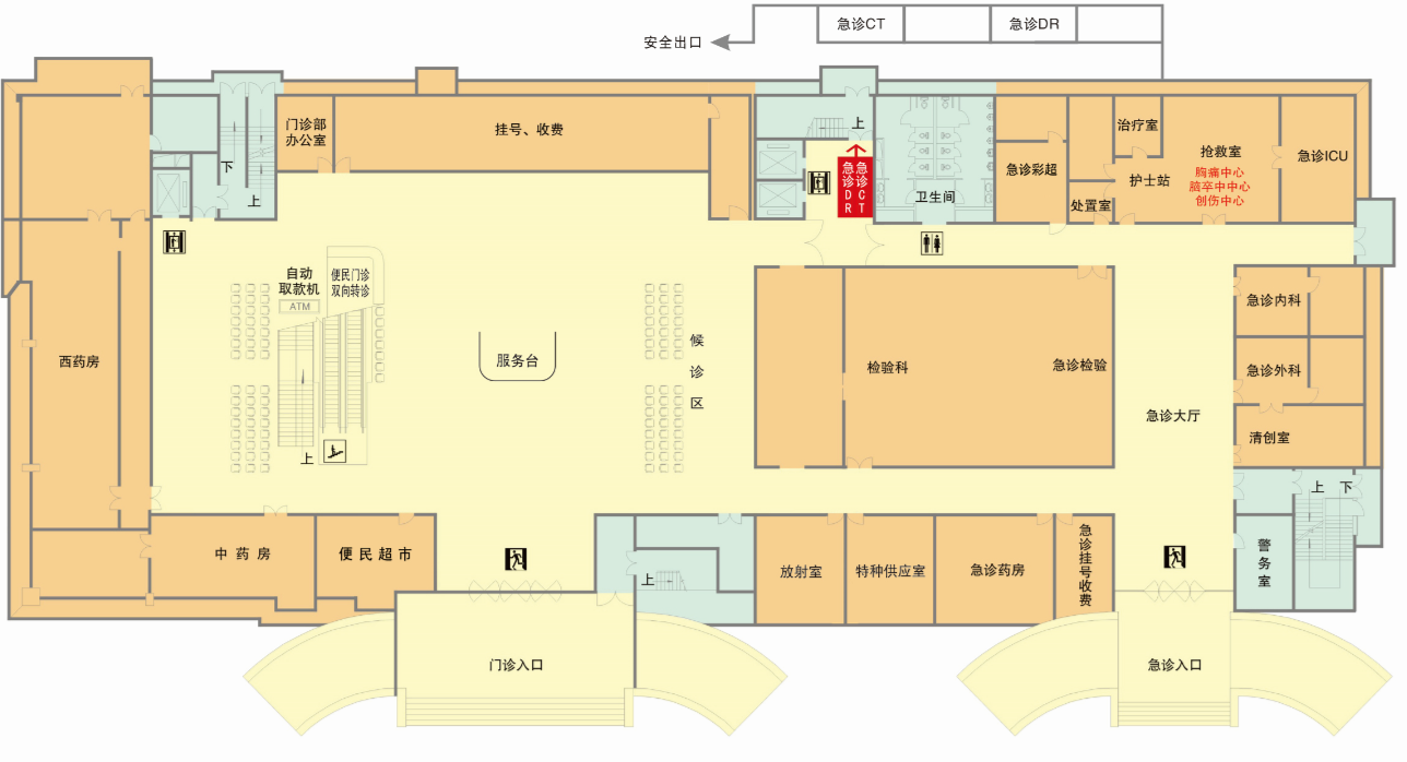 医院平面图